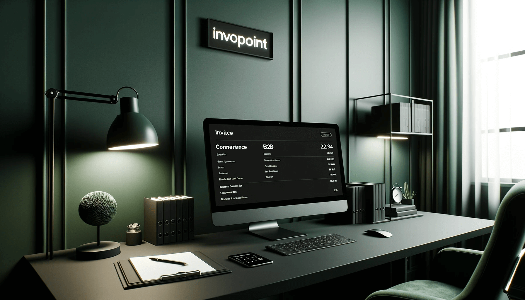 photo-of-a-sleek-office-environment-with-walls-painted-in-dark-green-a-desktop-setup-in-the-center-showcases-the-invopoint-software-b2b-invoices-wit