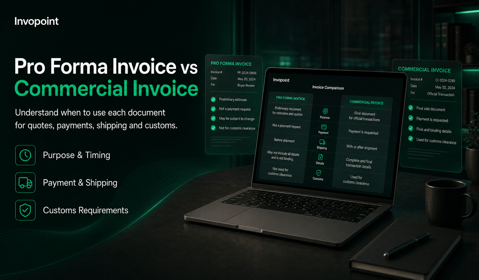 Pro Forma Invoice vs Commercial Invoice